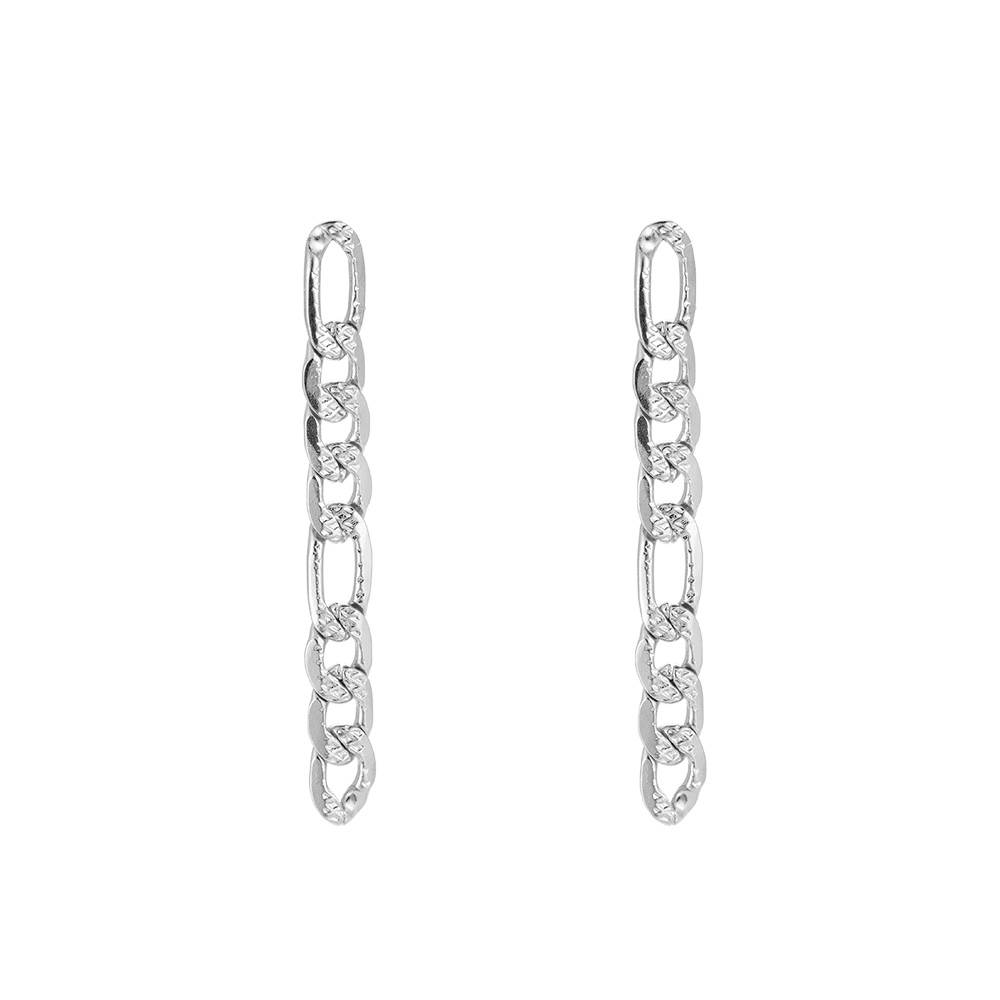Rough Cutting Style Stainless Steel Earring