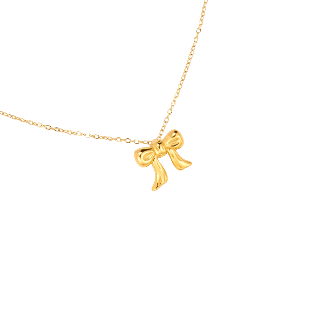 Gold Schleifel Stainless Steel Necklace