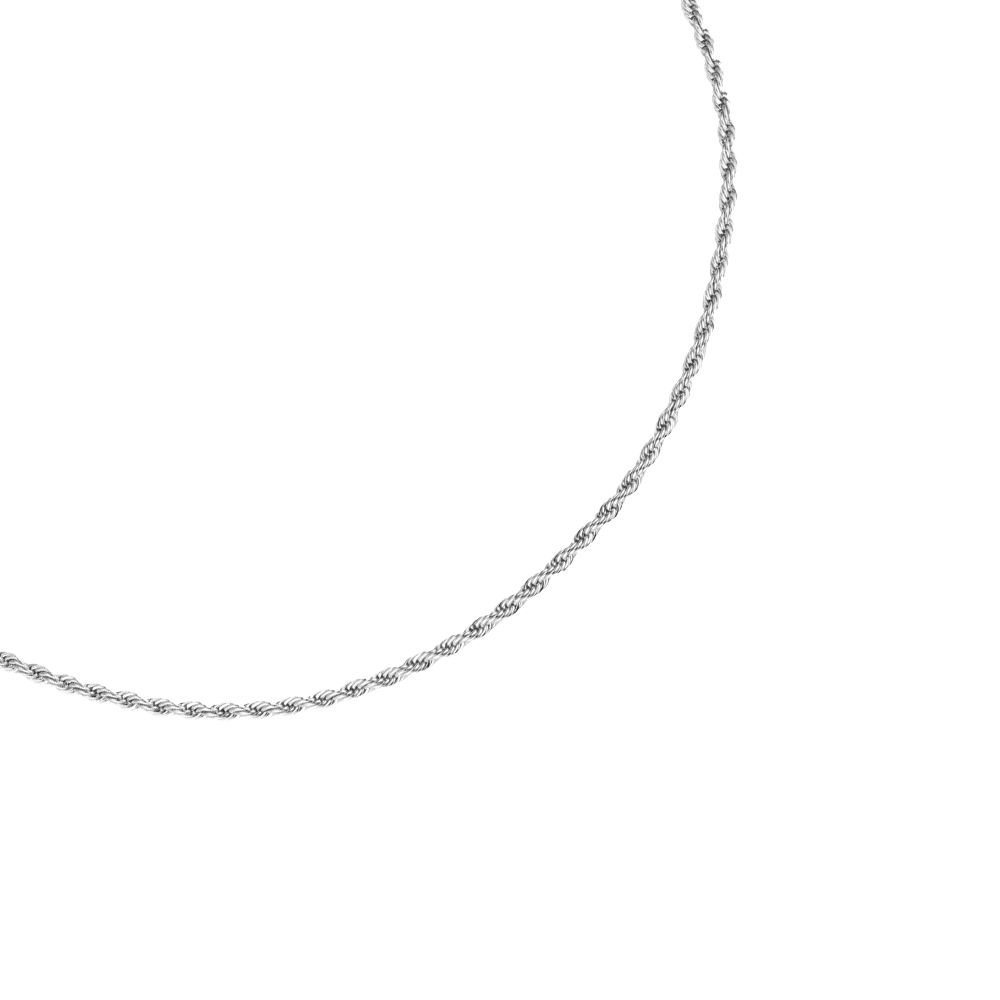 Simple Round 55cm Stainless Steel Necklace