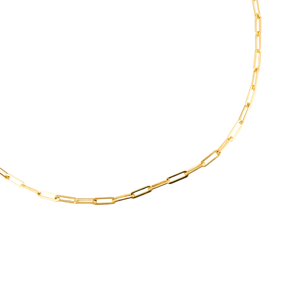 90cm Simple Chain Edelstahl Halskette