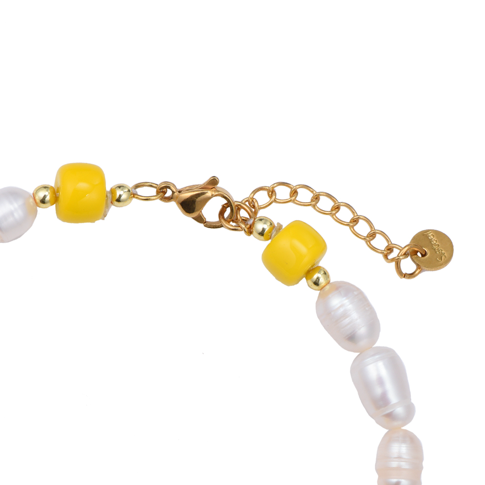 Love Smiley Pearl Bracelet