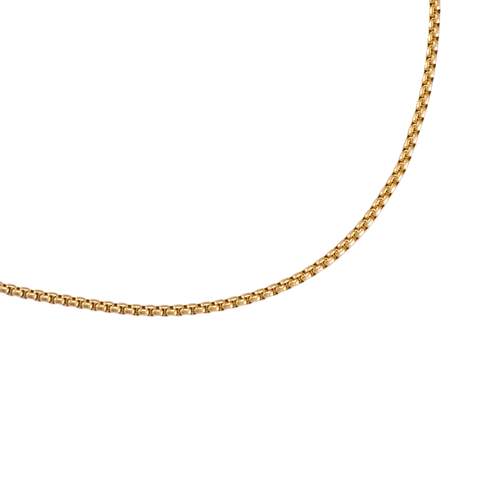 Simple Round Chain 9.0 Stainless Steel Necklace