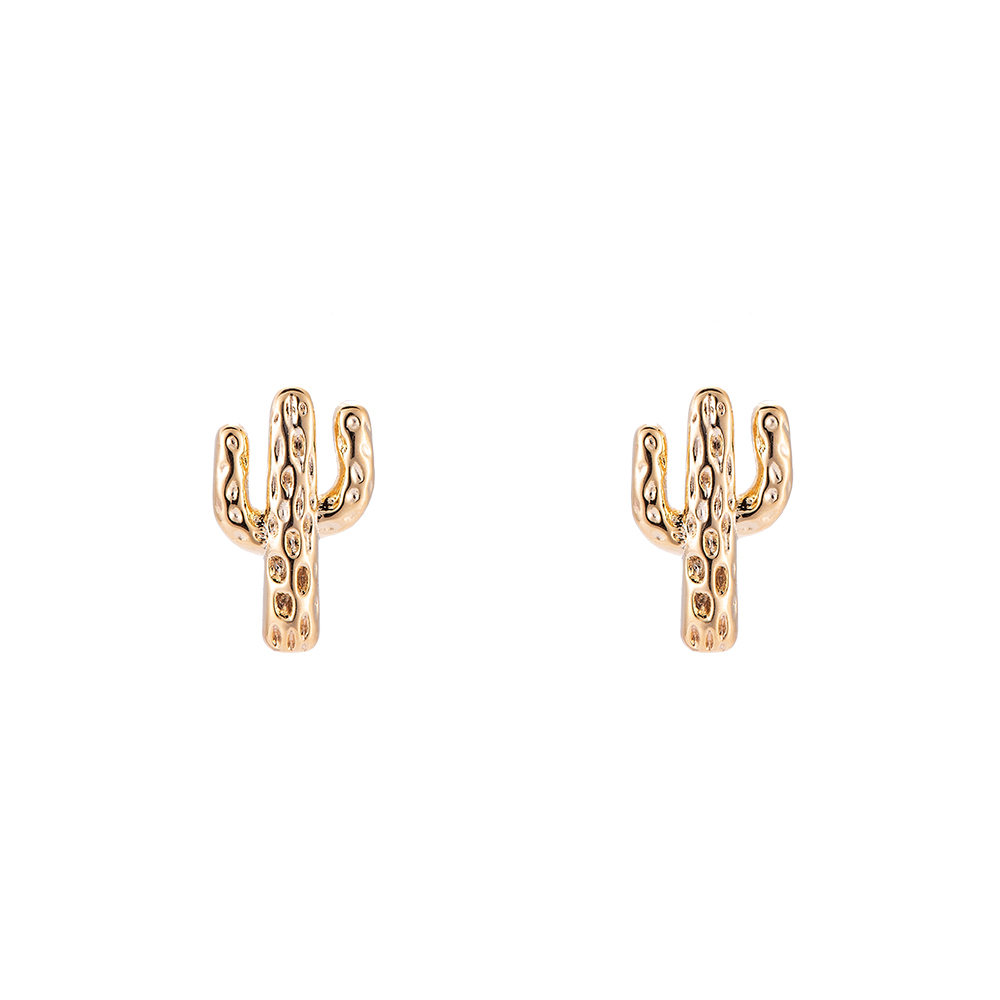 Cactus Plated Earring
