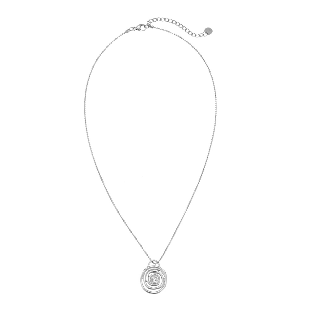 Round whirlpool Stainless Steel Necklace