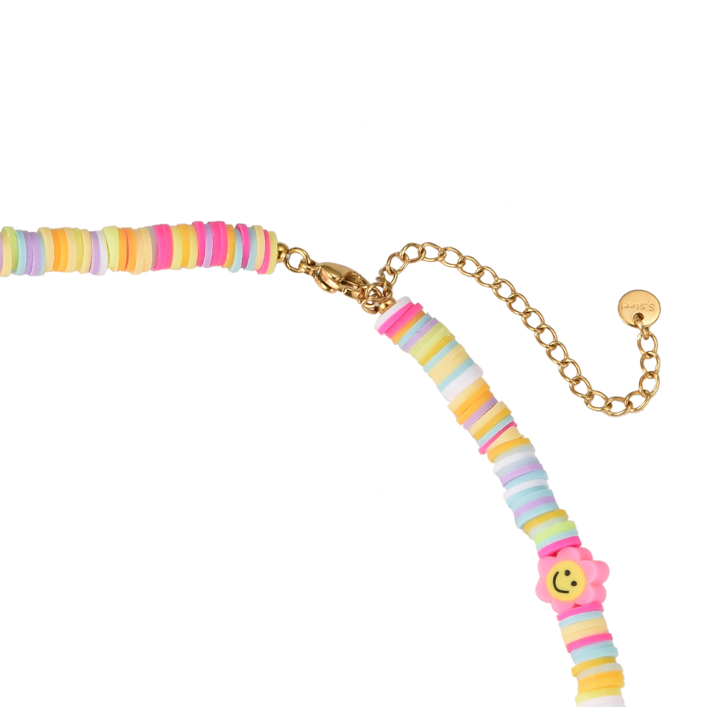 Pink Bear Beads Necklace