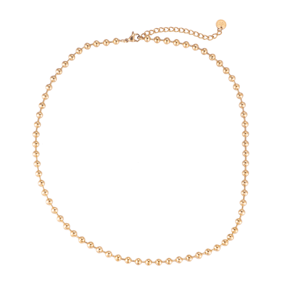 Goldie Pearl Stainless Steel Necklace