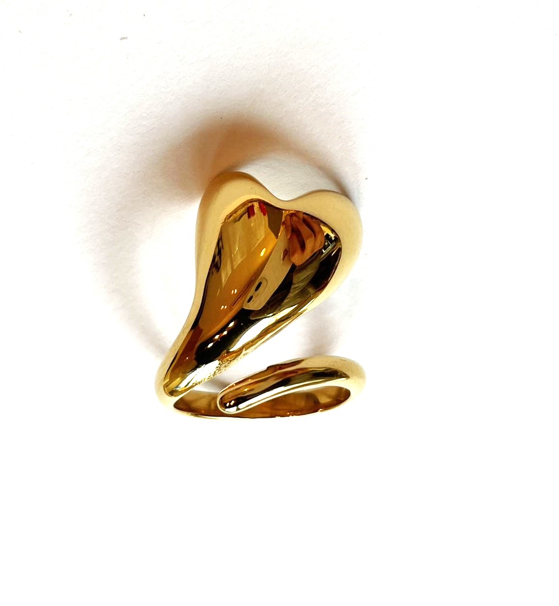 Warm Heart Edelstahl Ring