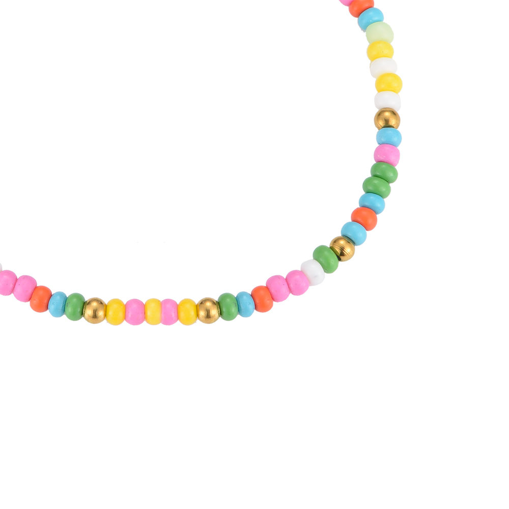 Bally Colorful Beads Elastic Armband