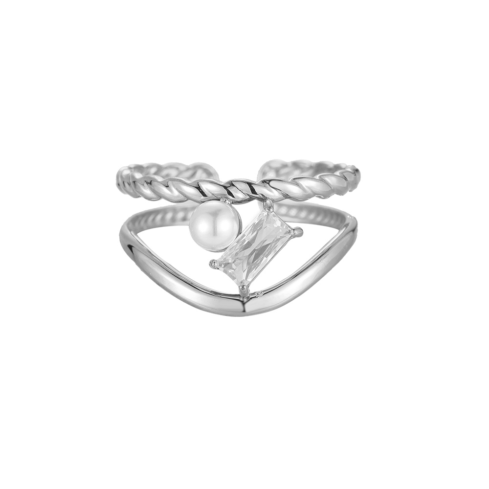Purity Union Diamond Edelstahl Ring