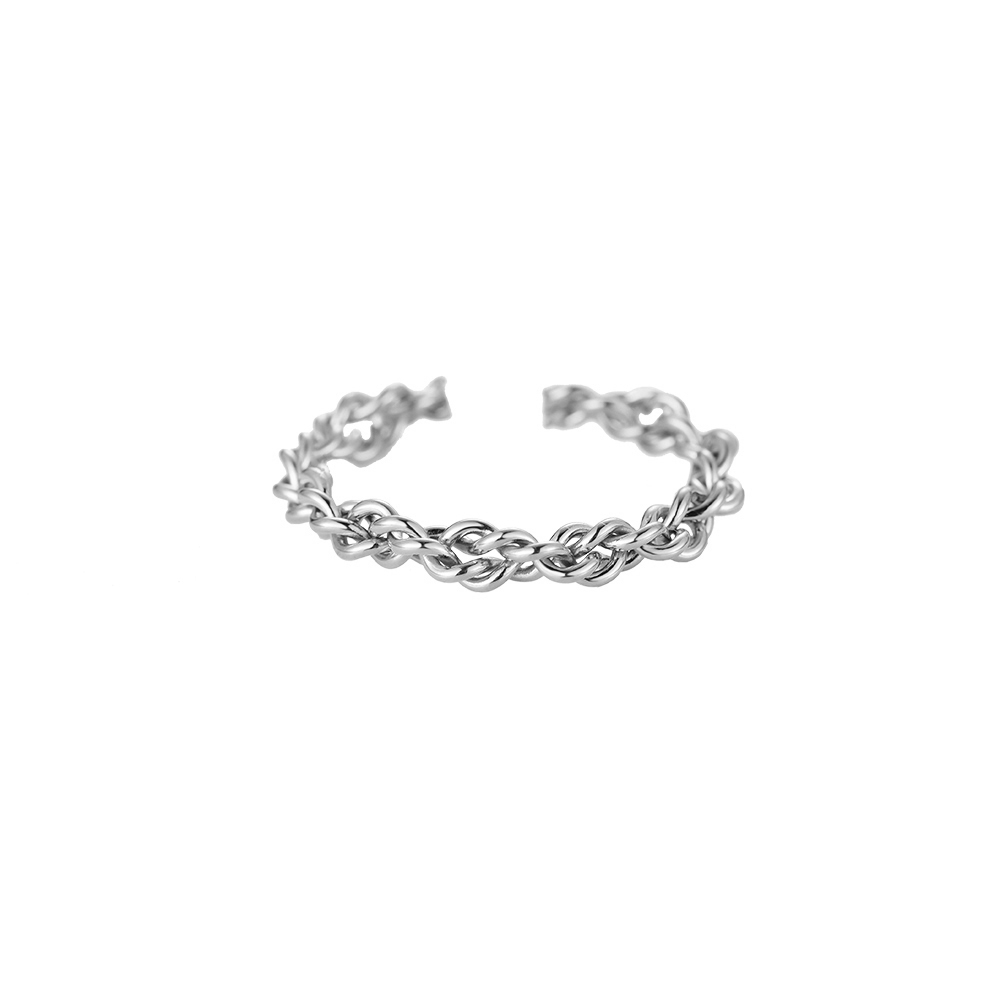 Linkup Chain Edelstahl Ring