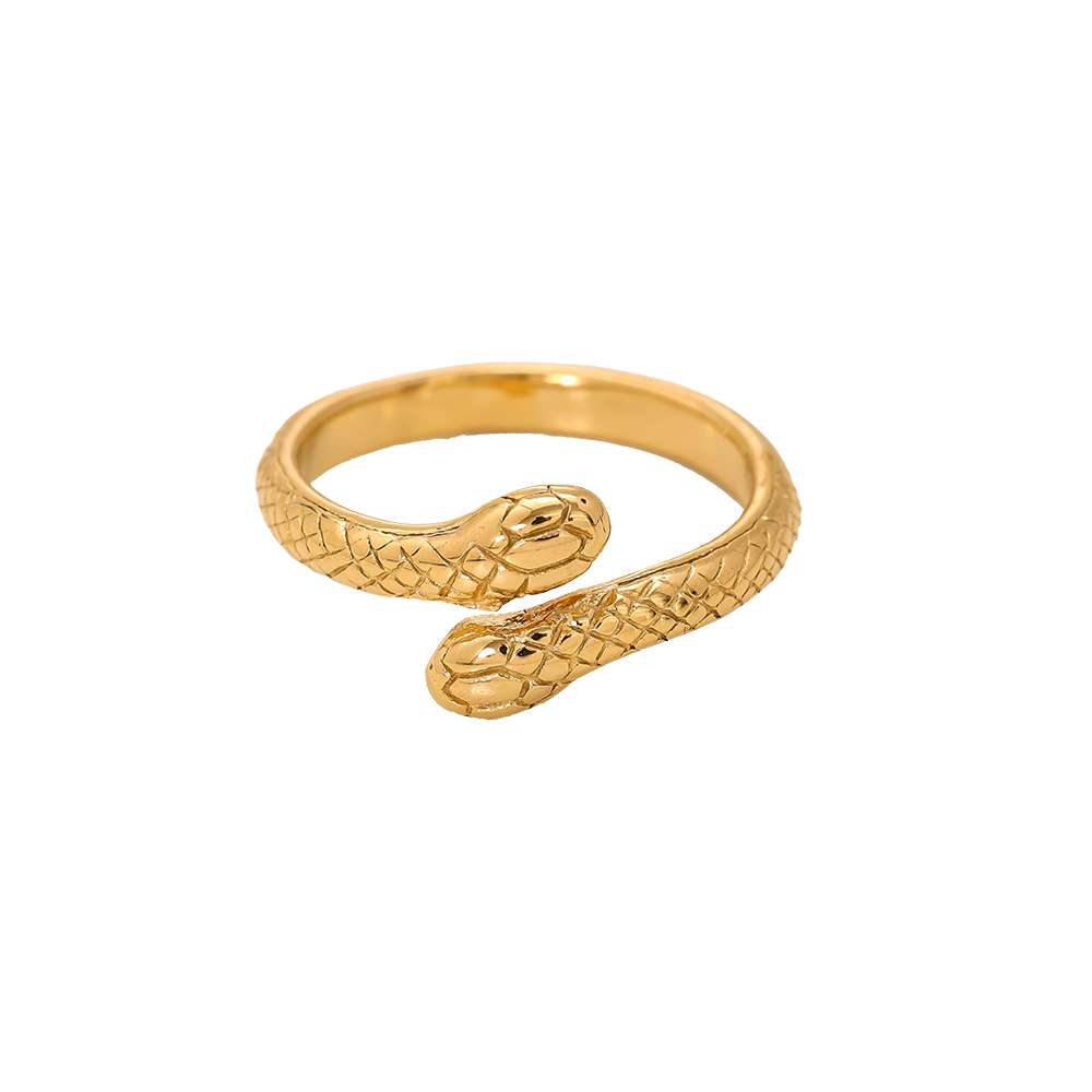 Mrs. Snake Edelstahl Ring 