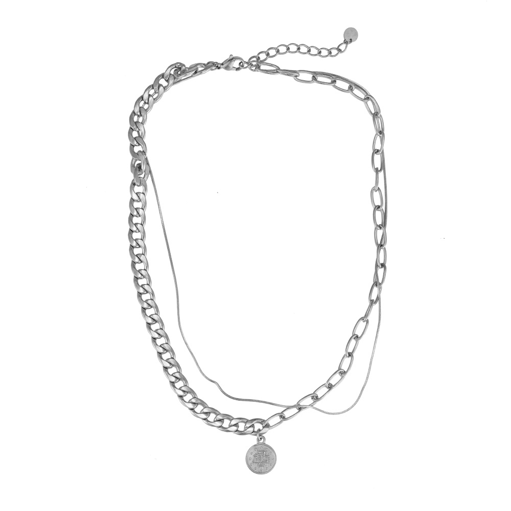 Alameda 2 Layer Stainless Steel Necklace