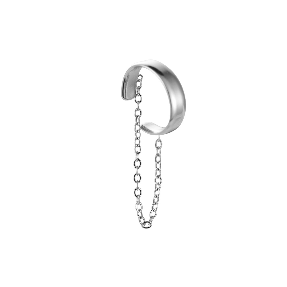Short Chain Stainless Steel Earcuff