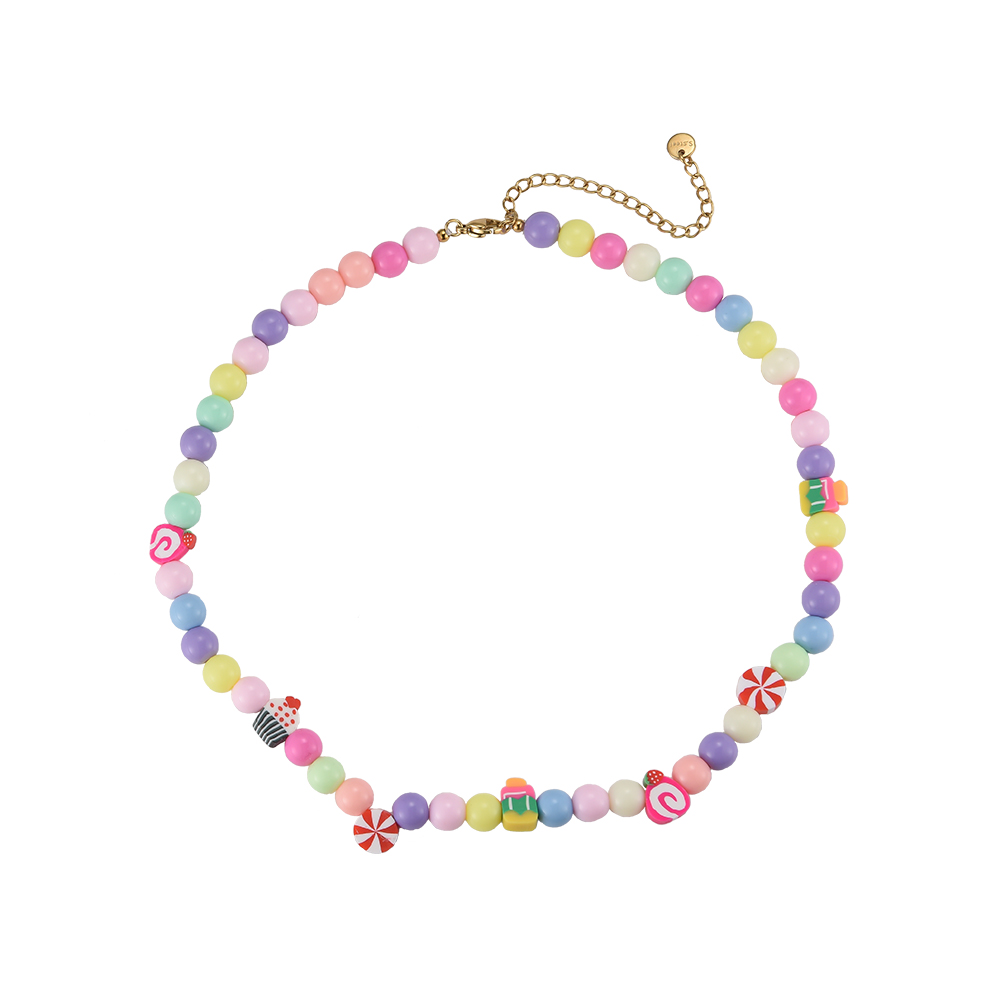 Candy and Cupcake Beads Necklace
