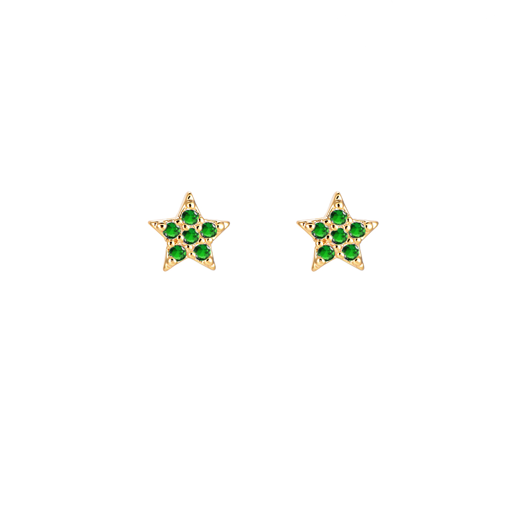 Tiny Star Plated Earring