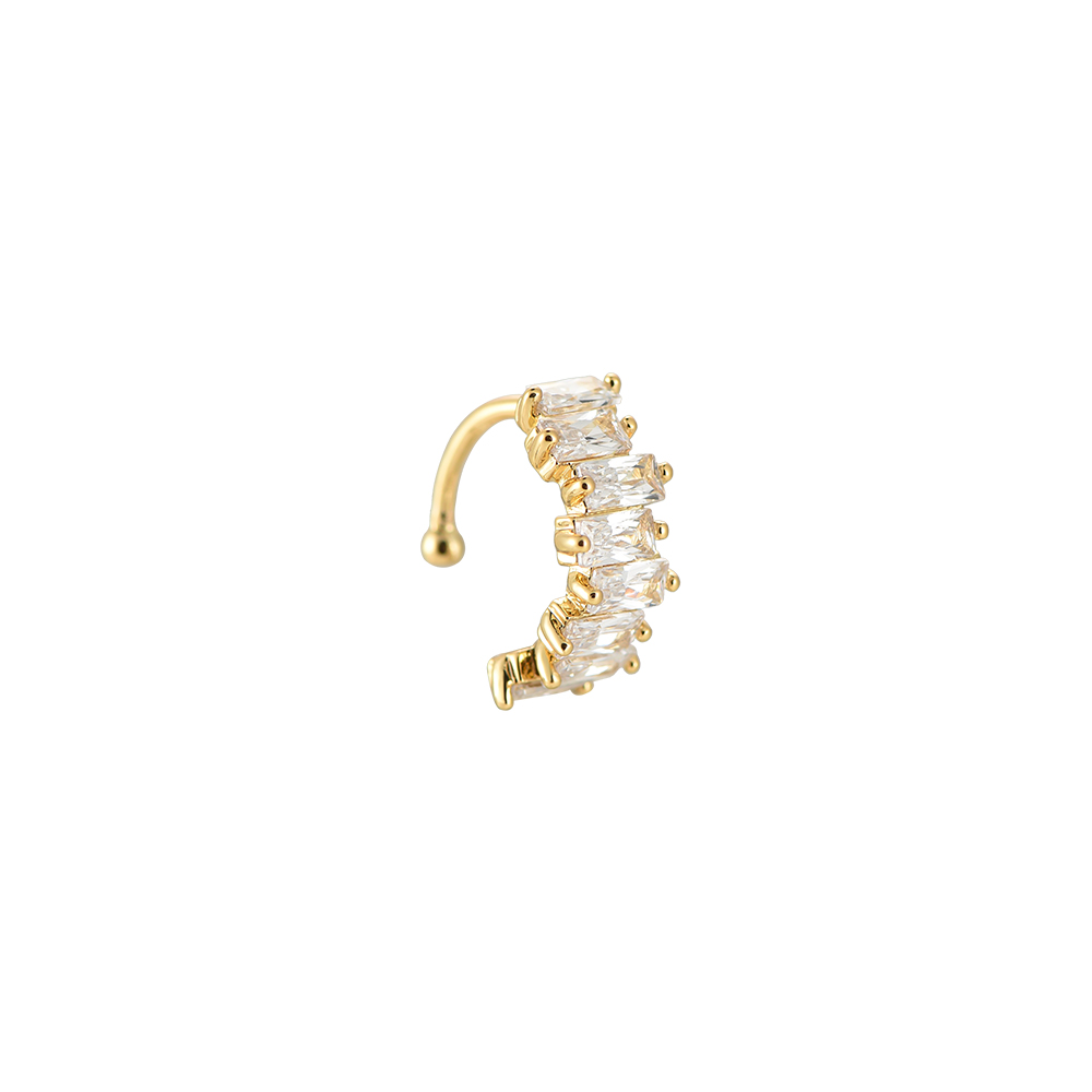 Shaky Stairway Diamonds Gold-plated Earrings