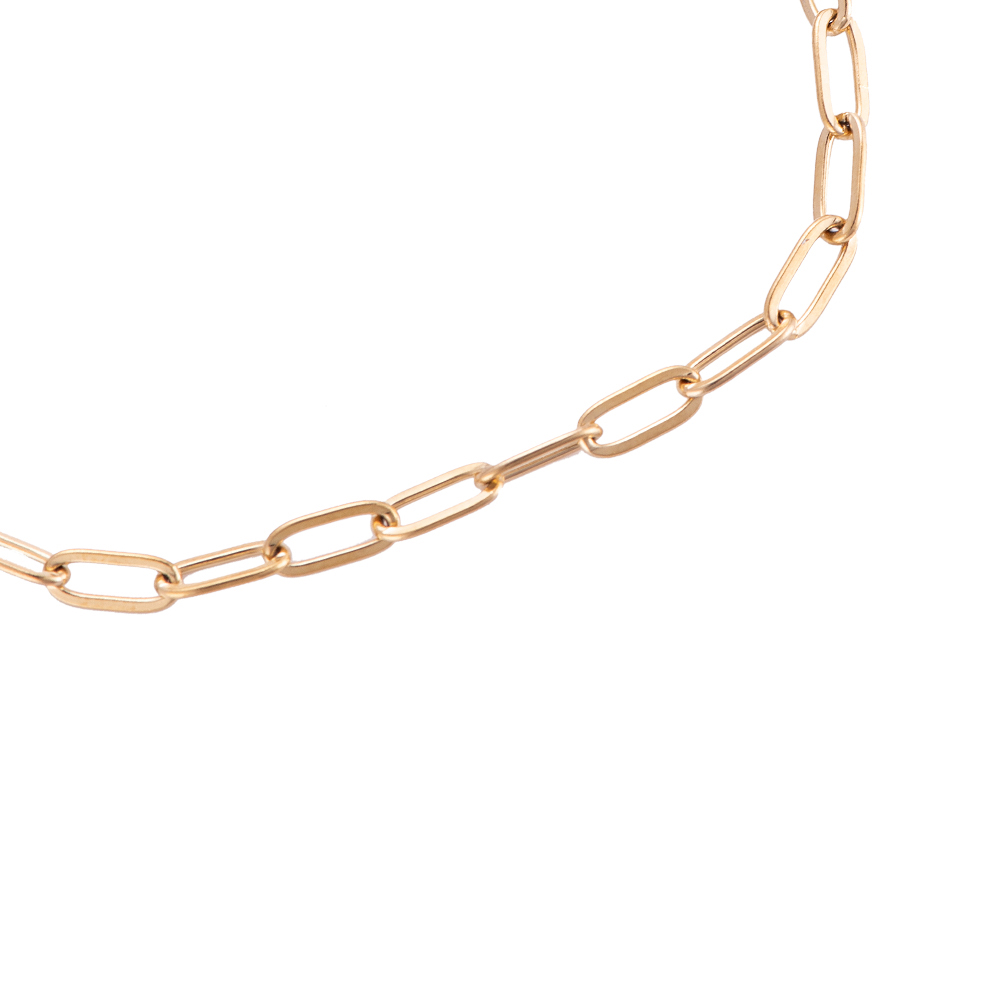 Fine Round Chain Stainless Steel Bracelet