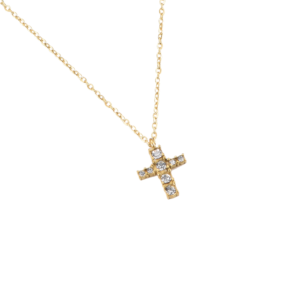 Macy Cross Stainless Steel Necklace