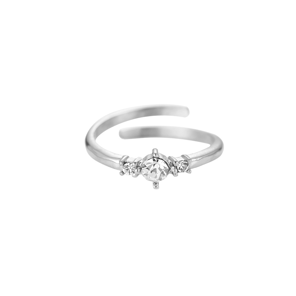 Blazon Diamond Stainless Steel Ring