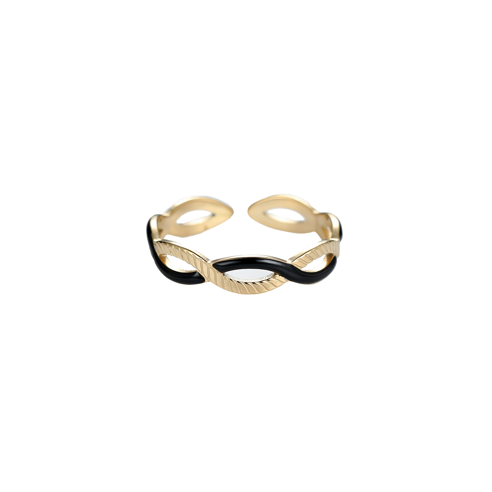 Colorful Wave Chain Stainless Steel Ring